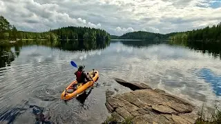 Exploring a Remote Lake - Kayak and Hammock Camping