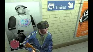 GTA IV Niko's rampage in subway