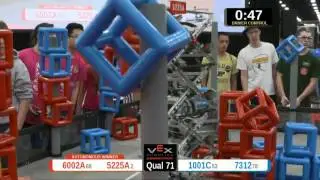 2015 VRC Sci Q71 - 6002A 5225A vs 1001C 7312 - 88 to 33 - VEX Worlds 2015 - Science Division