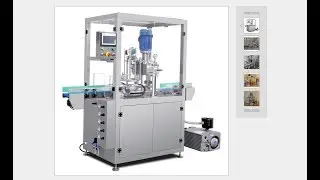 Automatic vacuum can seaming machine with nitrogen flushing for tobacco