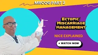 NICE Guideline Explained: Ectopic Pregnancy & Miscarriage | MRCOG Part 2