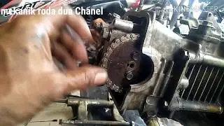 CARA pasang rantai keteng HONDA beat