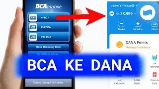 Cara Transfer BCA ke DANA lewat aplikasi bca mobile