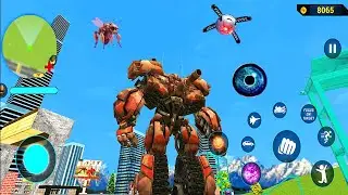 army tank man transformer Transformation Jet Robot Car Game 2020 - Android Gameplay