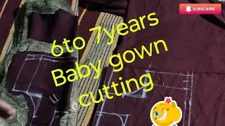 6నుండి7సంవత్సరాల పిల్లల గౌను కటింగ్#easy method#tutorial#diy#follow#gown#By Reshma#mugathi#fashion##