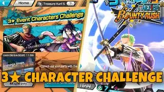 3★ CHARACTER CHALLENGE | One Piece Bounty Rush Gameplay