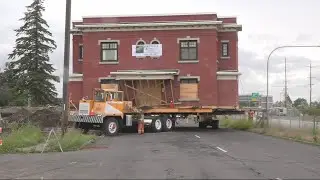 Historic Rose Apartments moved to make way for North Spokane Corridor