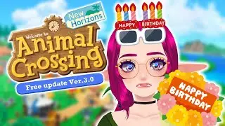 🍑 Vtuber - Animal Crossing New Horizons 3.0 - PRE-BIRTHDAY SHENANIGANS! - 🍑