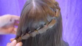 Spiral French Braid Side Ponytail