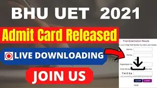 BHU UET 2021 Admit Card (Released) &ndash; Download NTA UG Entrance Test BHU UET 2021 Hall Ticket Here