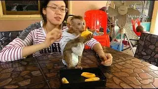 First Time Dodo Eat Jack-Fruits But He Still Like To Eat Black Plum Fruit