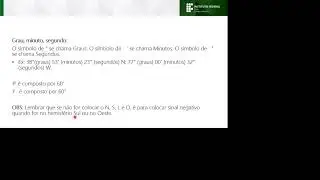 Georreferenciamento 5.4 - Representa&ccedil;&atilde;o em GMS, Gdec e metros
