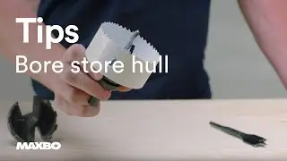 Lurt tips n&aring;r du skal bore store hull