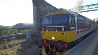 The Class 47 LSL No.47593 with LSL Saphos Trains: 