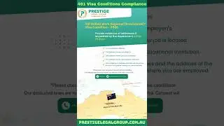 SC 491 Visa Conditions - STAY Compliant! #shorts #491 #visaapplication #australianvisa #australiapr