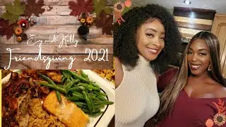Friendsgiving| Holiday Season 2021| Be Thankful| Thanksgiving Dinner| Evy and Kelly