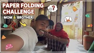 Paper Folding Challenge but I'm Mimicking Actors! 📄🎭 #mimicry #challengeaccepted 