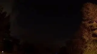 SkyCam Night Lapse &ndash; Monday, April 21, 2025 - AURORA DETECTED!