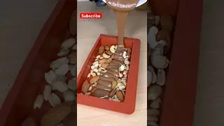 Dry fruit Chocolate bar #chocolate #almond #cashew #peanut