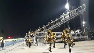Robert W Groves High School Marching Rebel Band Marching Out Of The Stands 10/18/24 HOMECOMING