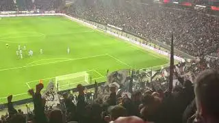 Eintracht Frankfurt - FC Barcelona 1:1 Ansgar Knauff Tor
