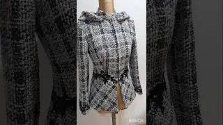 making  Chanel inspired tweed  wool jacket #sewing #customdress #madetomeasure #tweedjacket