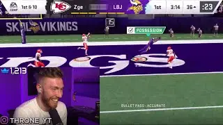 Throne throws for a perfect passer rating...