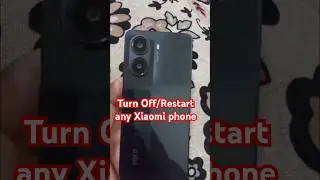Turn Off/Restart Poco or any Xiaomi phone #shorts #techtips #xiaomi #poco