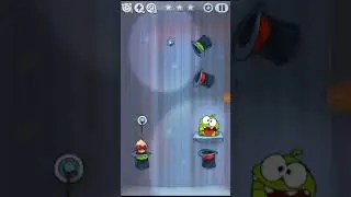 Cut the rope Level 4-25 Walkthrough