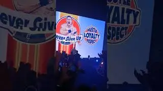 John Cena's entrance at WWE Superstar Spectacle