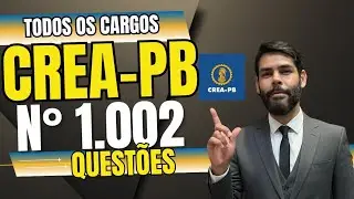 CONCURSO CREA-PB / RESOLU&Ccedil;&Atilde;O N&deg; 1.002 EM QUEST&Otilde;ES (8/10/2025) 