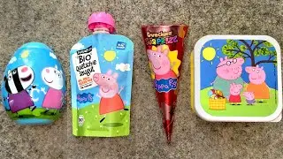 🥳🤩 funny Peppa Pig Candy ASMR | Lollipop Surprise Egg Sweets & Toys opening