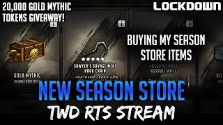 New Season Store! Buying My Stuff, TWD RTS Stream - The Walking Dead: Road to Survival