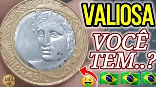 MOEDA VALIOSA DE 1 REAL ANO 2013 VALOR ATUALIZADO