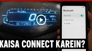 Pulsar Bluetooth Meter Kaise Connect Kare? | Bajaj Ride Connect Full Setup Guide