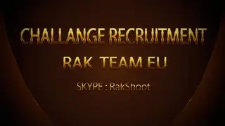 RaK Sniping Recrutement Challenge PS3 { CLOSED } !