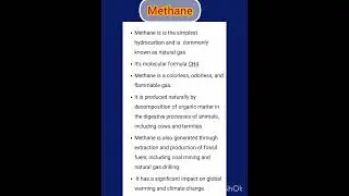 Methane #shorts #tnpsc #gk #chemistry #natural gas