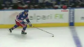 Derek Boogaard breakaway goal vs Capitals | 11/09/2010 [HD]