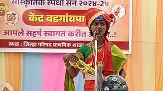 वेशभूषा स्पर्धा - झाशीची राणी लक्ष्मीबाई... आरोही आगळे