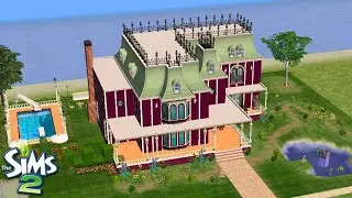 The Sims 2: Building and Decorating a Victorian Hotel (No Commentary)