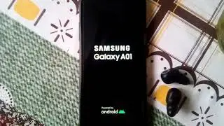 Conta Google Samsung Galaxy  A01 Android 10 com fone de ouvido