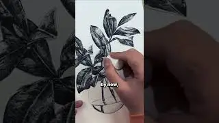 White gel pen magic! 🪄 // drawing with ink pens
