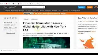 Financial titans start 12-week #digitaldollar pilot with New York Fed