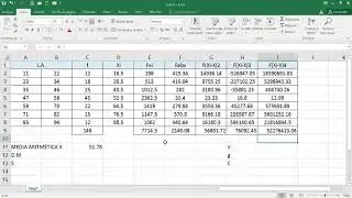 EXCEL VALORES ESTADISTICOS DATOS EN INTERVALOS