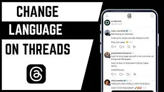 How To Change Language On Threads