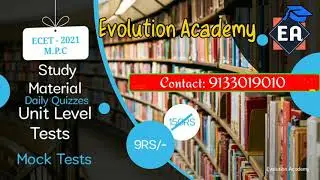ECET - 2021 M.P.C  Online Course
