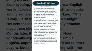 Learn English Naturally Through a Moral Story on Practice, Patience & Communication