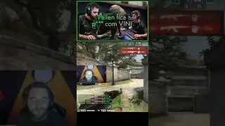 Fallen fica muito bolado com o Vini, no dm #shorts #csgo #fallen