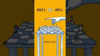 Entj vs intj: a battle of the minds!#mbti #personality #chess #strategy