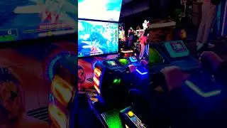 my son top gun maverick at Dave and busters
